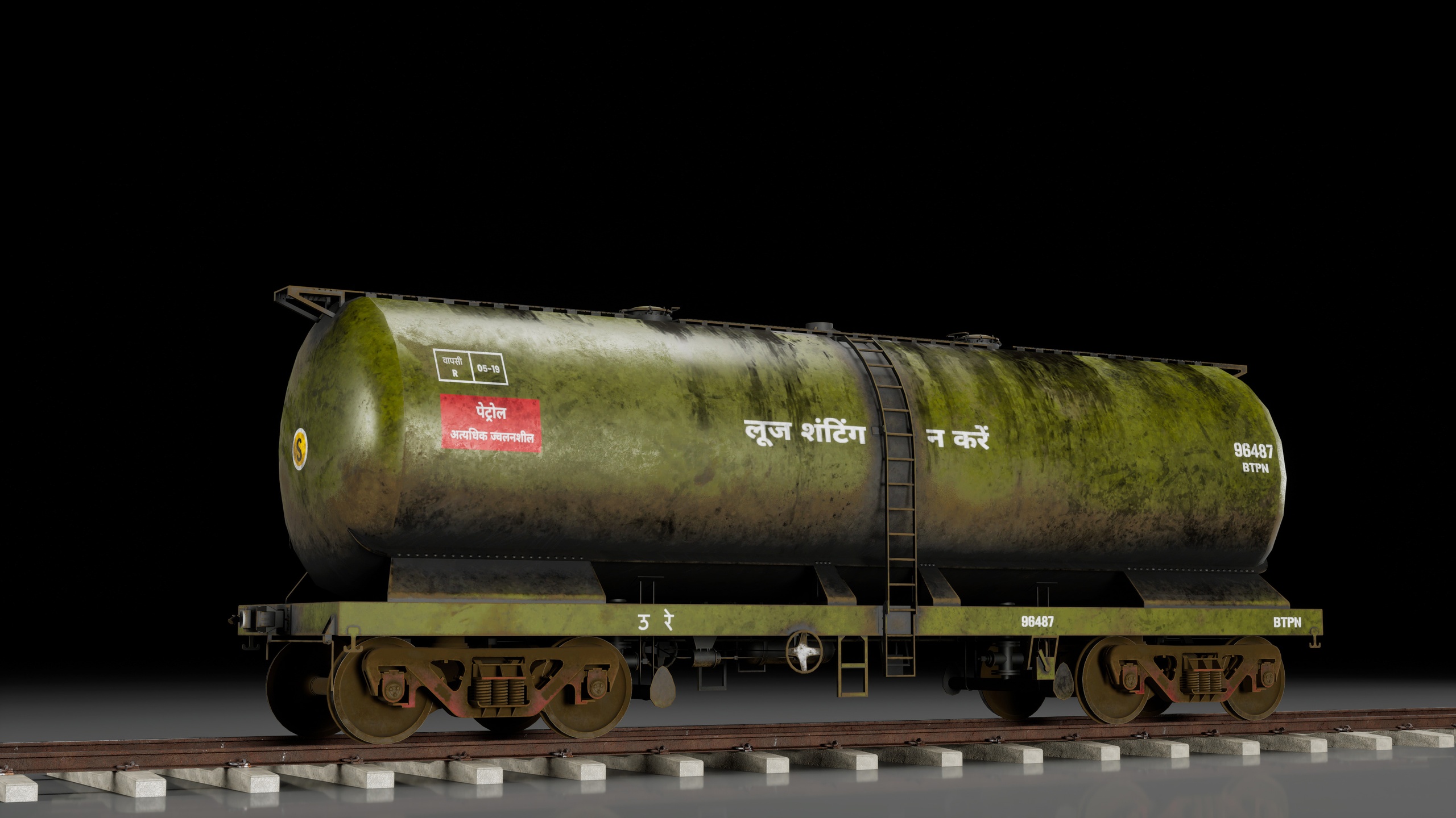 Media 1 for listing Indian Railways BTPN Tank Freight Wagon