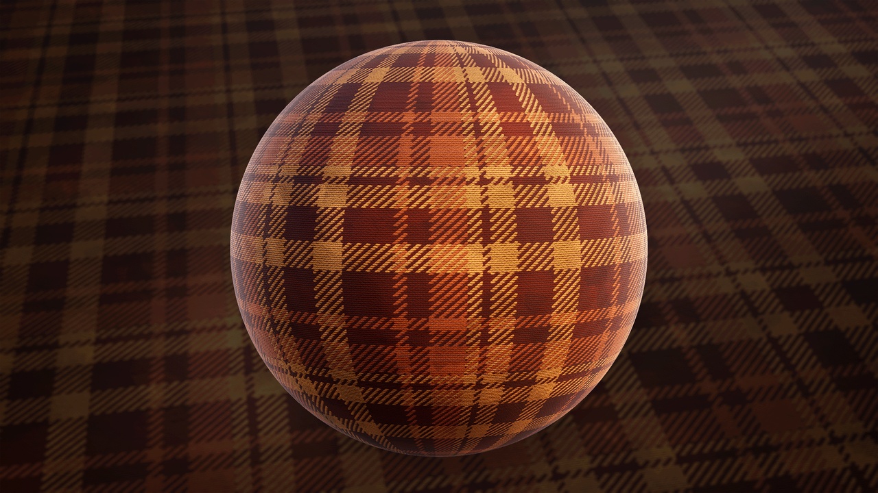 Media 1 for listing Stylized Tartan Fabric 01A - Material