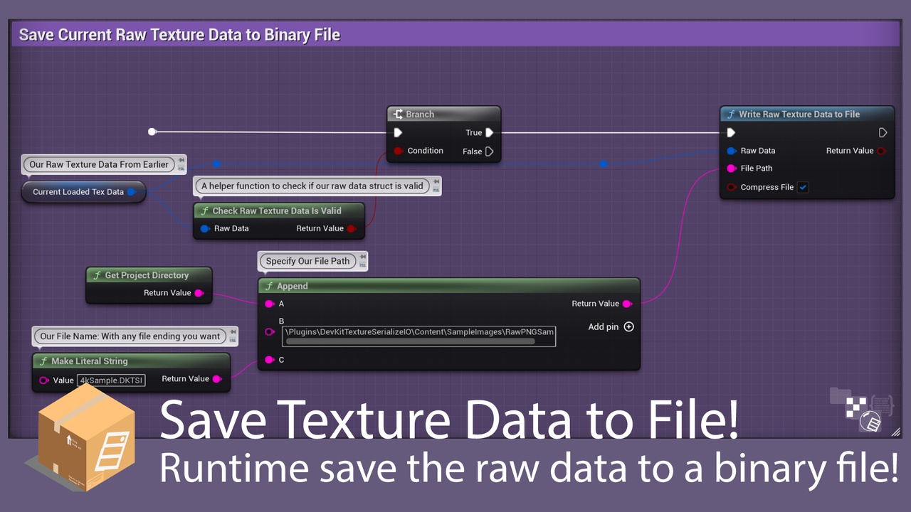 DevKit - Runtime Texture Import and Serialize IO