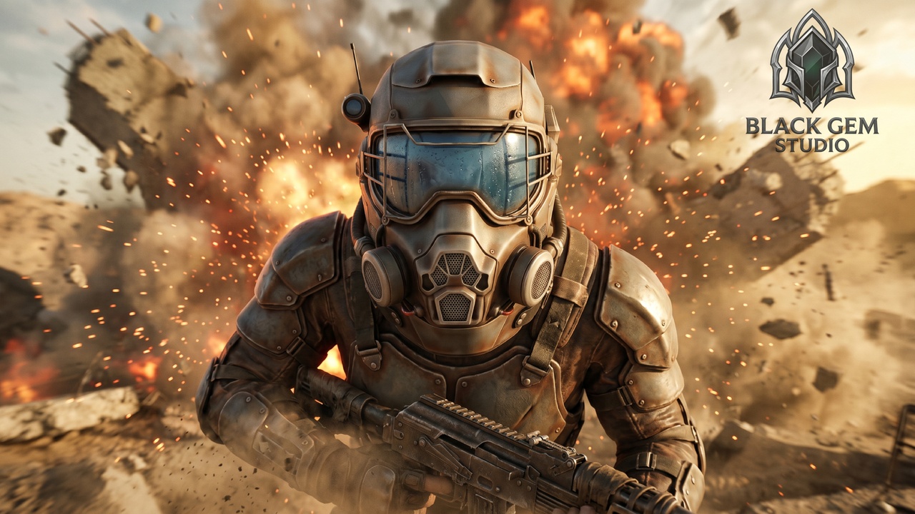 Media 1 for listing Post Apocalyptic Tactical Combat Helmet for Metahuman Survival Soldiers