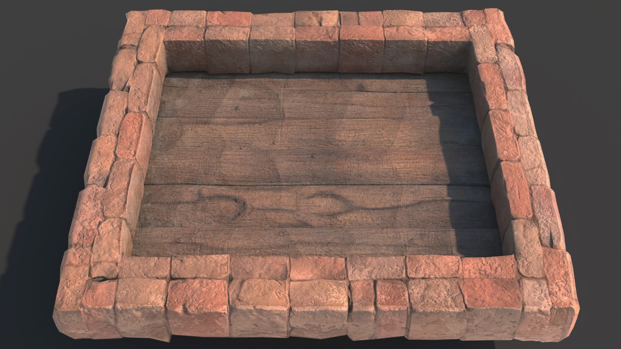Media 1 for listing Medieval Trap Door - Game Asset | PBR | Low-poly |