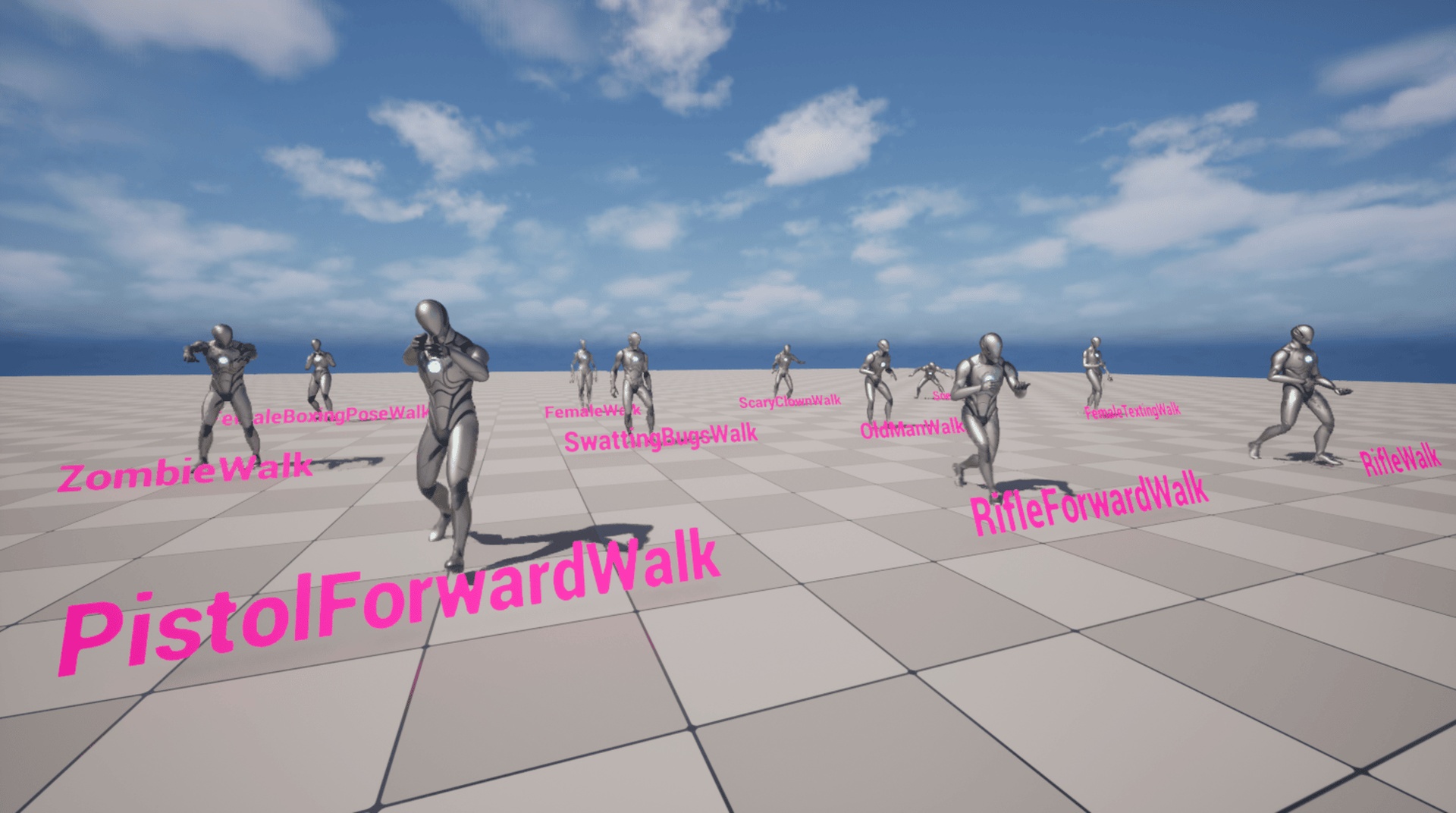 Media 1 for listing Basic Walk Cycle Animation Pack