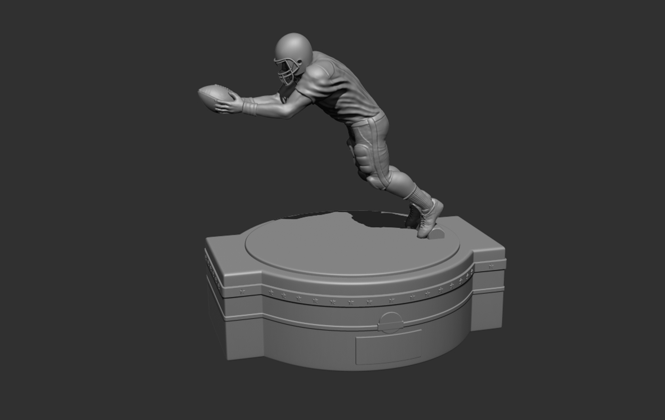 Media 1 for listing Fred Biletnikoff Award trophy 3D Print Ready Model