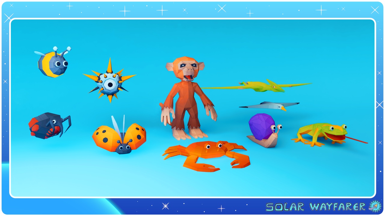 Media 1 for listing Stylized Creature Pack - Rigged & Animated Low Poly Critters