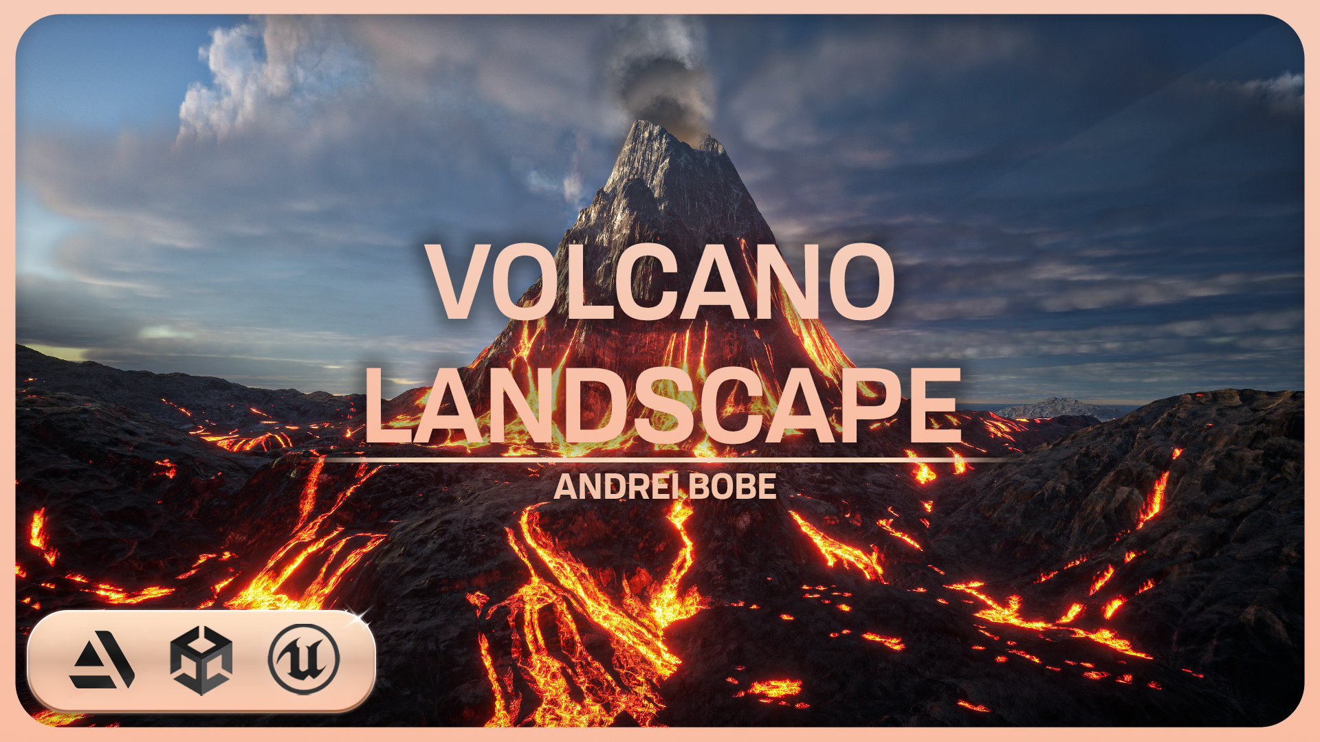 8K Volcano Landscape Pack | Fab