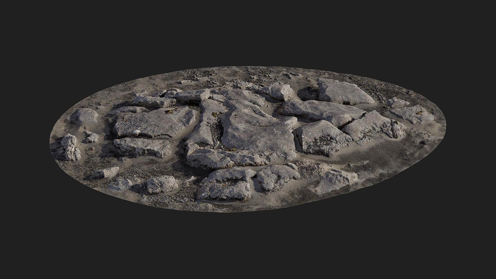 Iceland Rocks Material Icelandic Rock Plates | Fab
