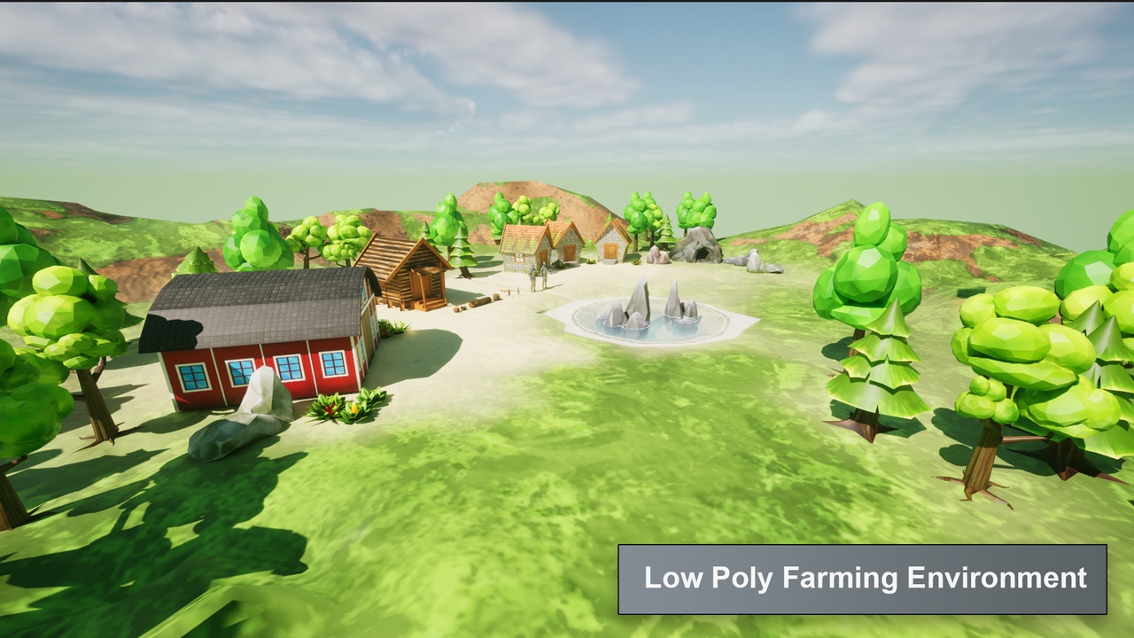 Media 1 for listing Low Poly Farming Environment