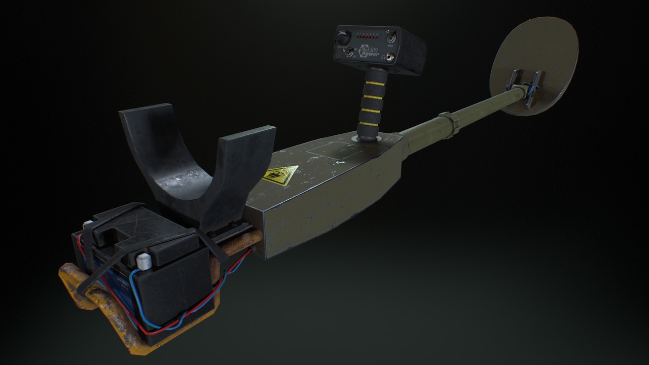 Media 1 for listing Homemade Metal Detector (Lowpoly)