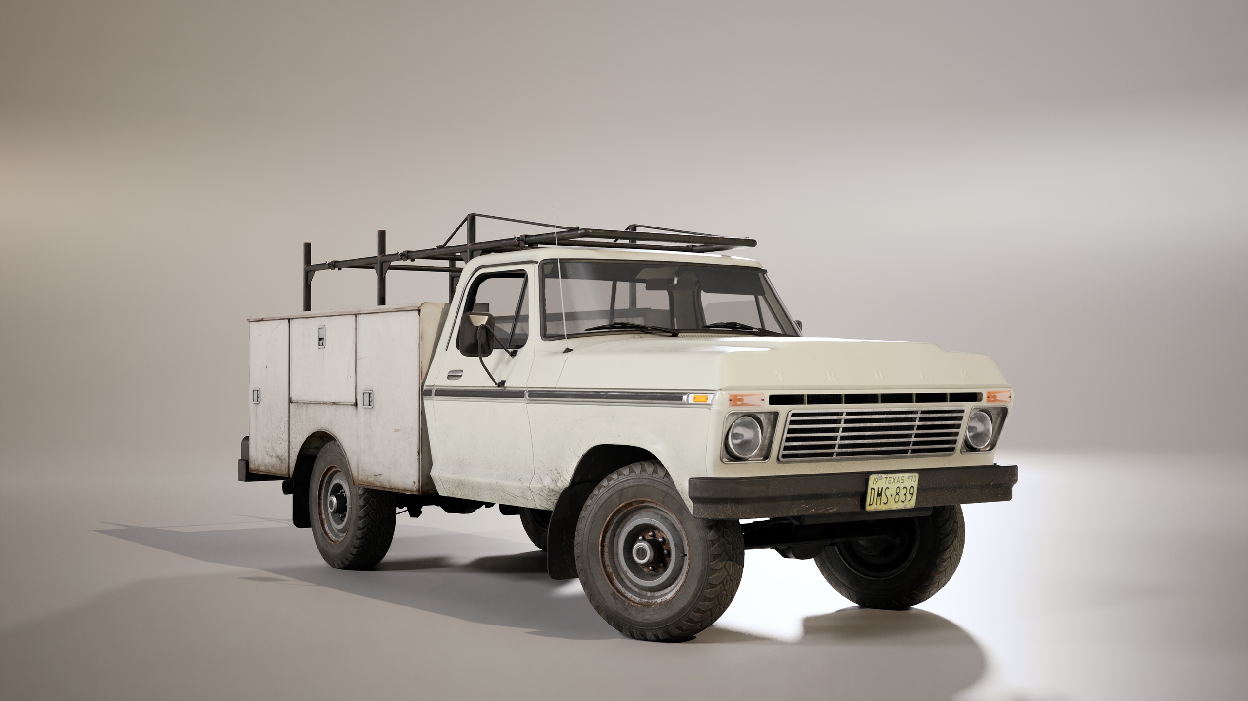 Media 1 for listing AAA Next Gen Pickup Truck (WorkBed ver.) Game-Ready 3D Model for Unreal Engine 5