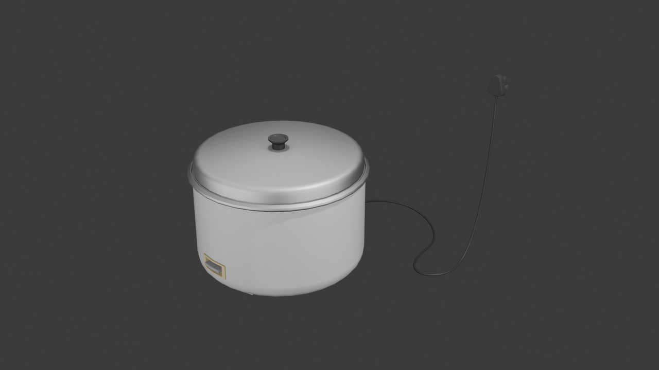 Media 1 for listing 电饭煲 electric cooker （blender+fbx）