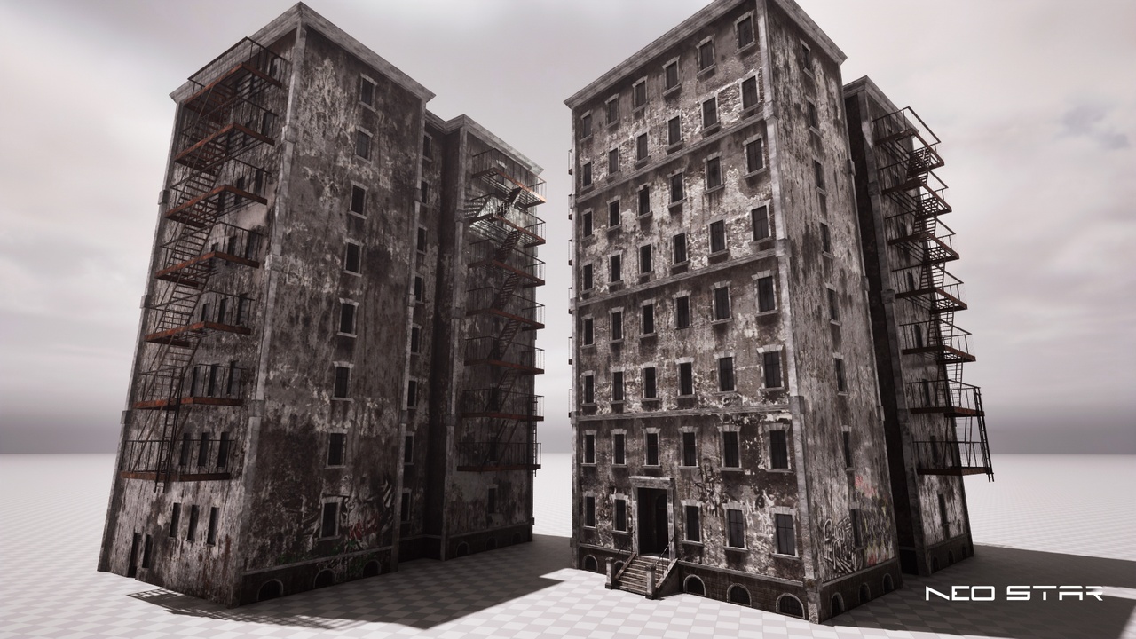 Media 1 for listing Abandoned Apartment Block