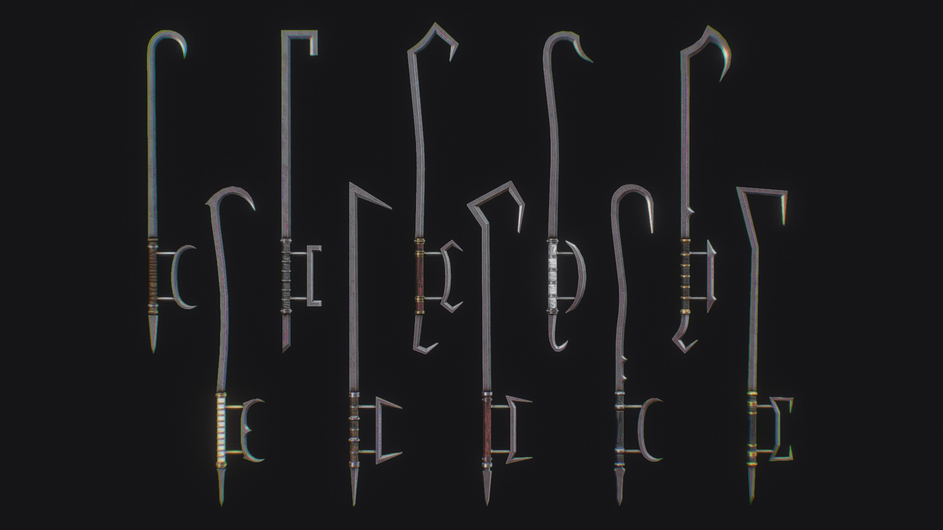 Hook sword pack | Fab