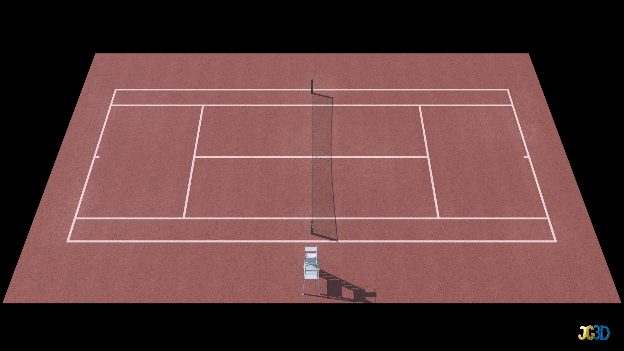 Media 1 for listing Tennis Hard Surface Court- 4K PBR