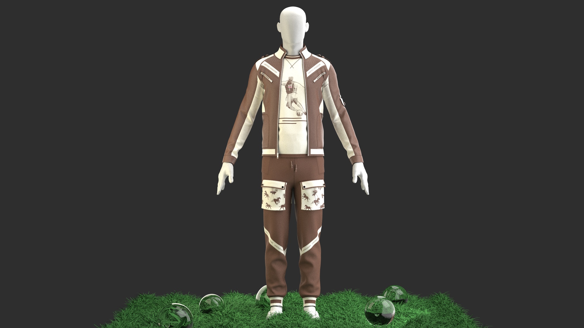 Media 1 for listing Men Vintage Casual Jacket With Jogger Outfit | High Poly