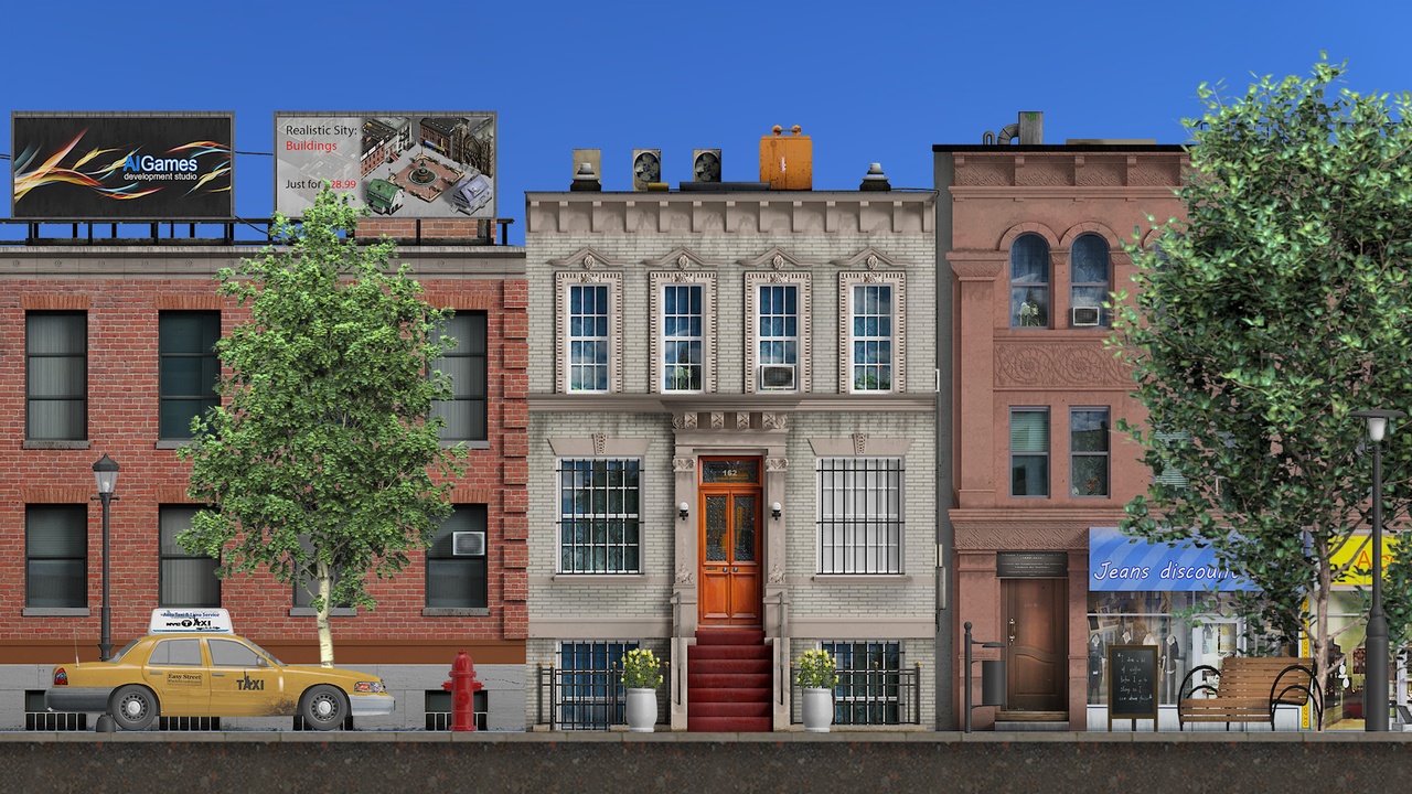 Media 1 for listing 2D Realistic City. Mega Pack