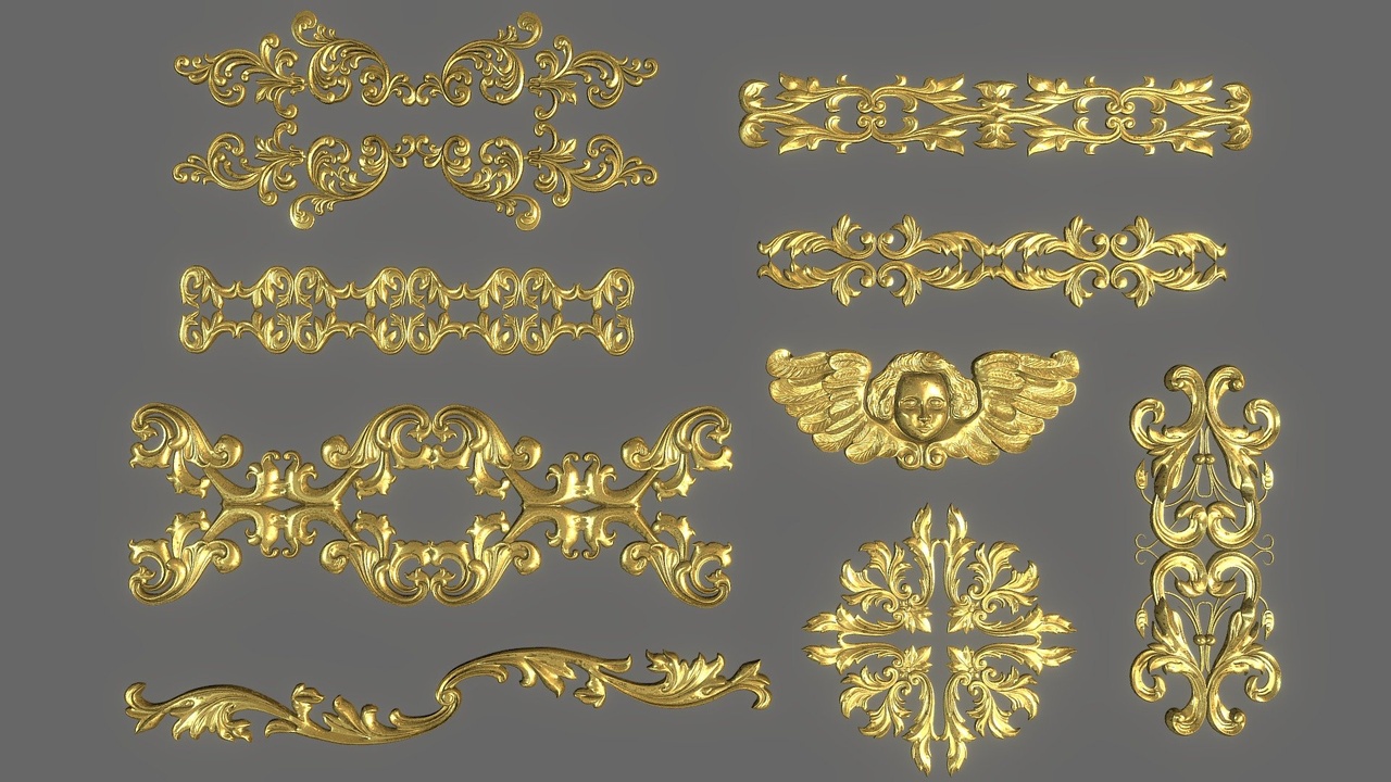 Media 1 for listing BAROQUE ORNAMENTS - DECORACIONES BARROCAS