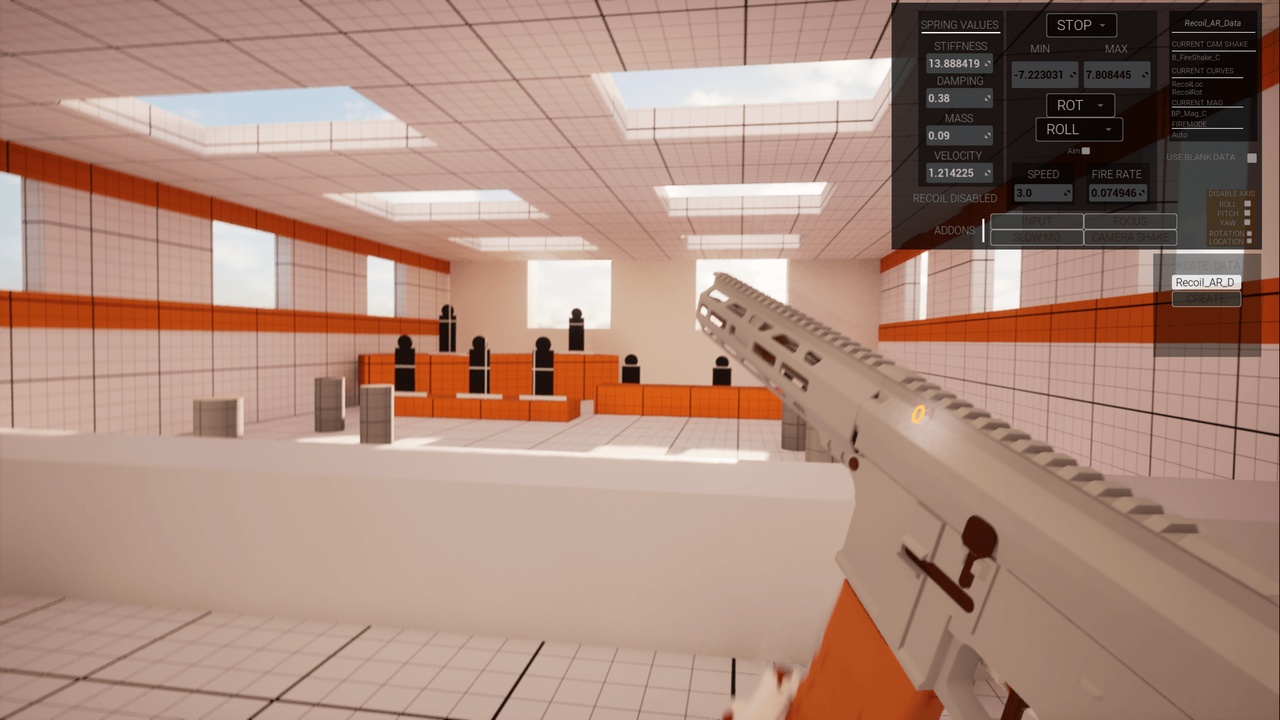 Media 1 for listing Procedural Recoil Animation