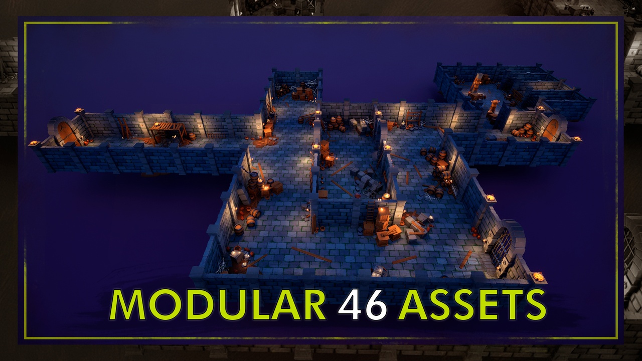 出品STYLIZED Dungeon (Modular pack)のメディア1