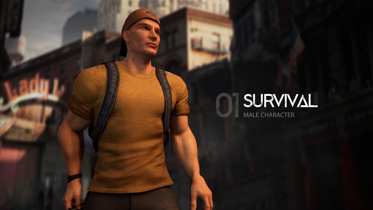 Media 1 for listing Post apocaliptic survival male character