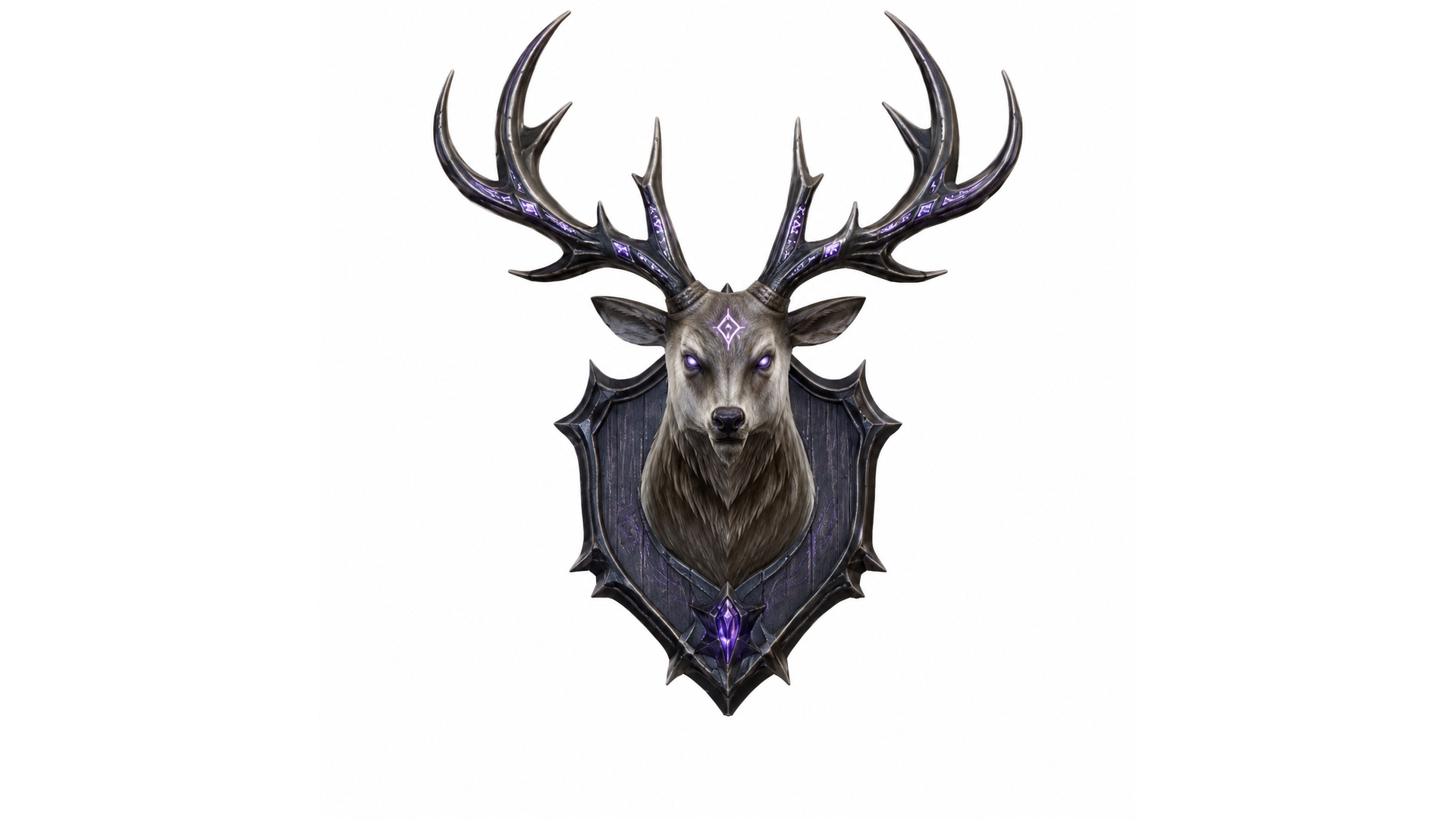 Fantasy Arcane Stag Wall Trophy preview