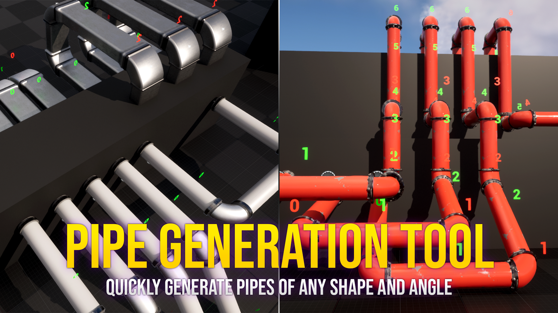 Procedural Pipe Generation Tool | Fab