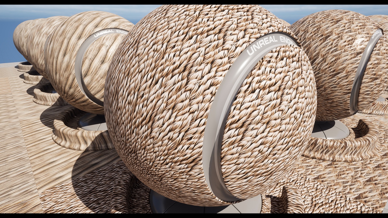 商品 Realistic Hair Material Pack – 30 Professional Hair PBR Materials (180 Textures) 的媒体 1