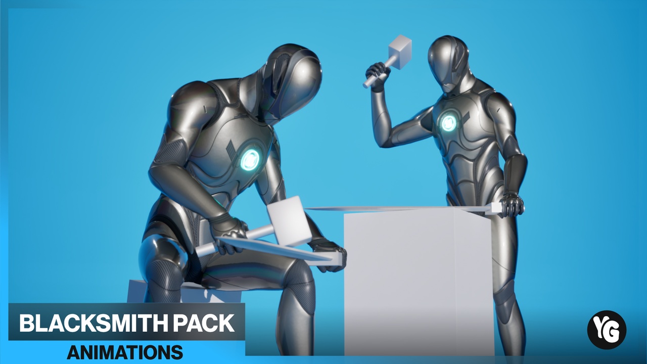 商品 37 Blacksmith NPC Mocap Animations 的媒体 1
