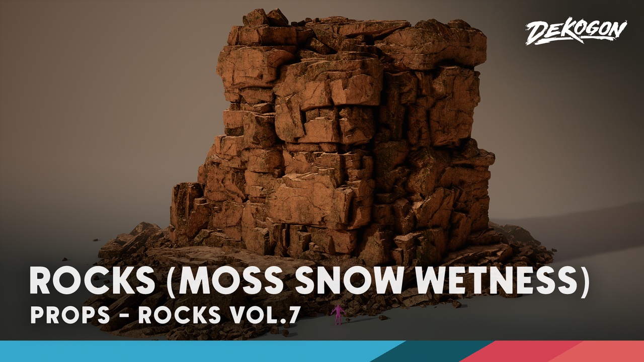Media 1 for listing Rocks VOL.7 - Snow, Wetness, Moss (Nanite)