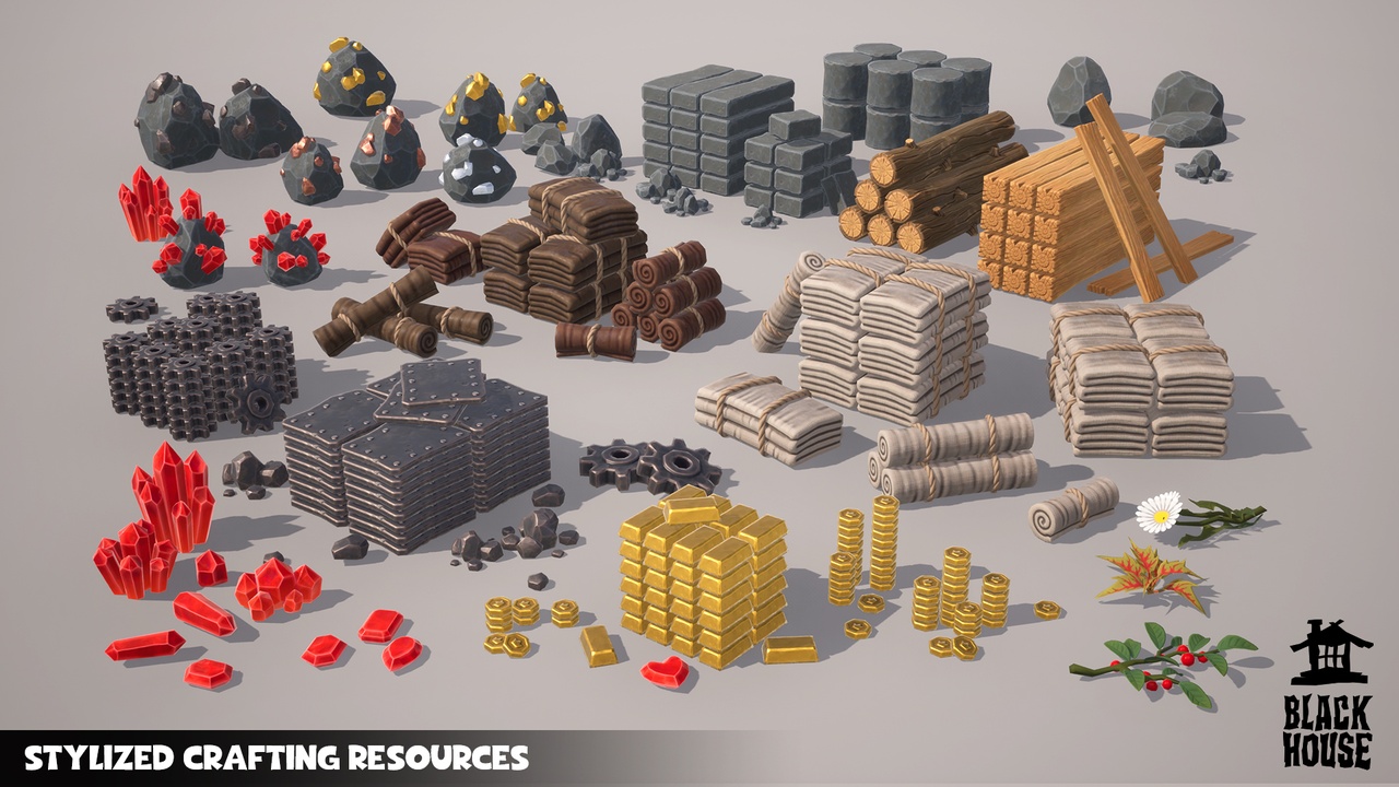 Media 1 for listing Stylized Crafting Resources