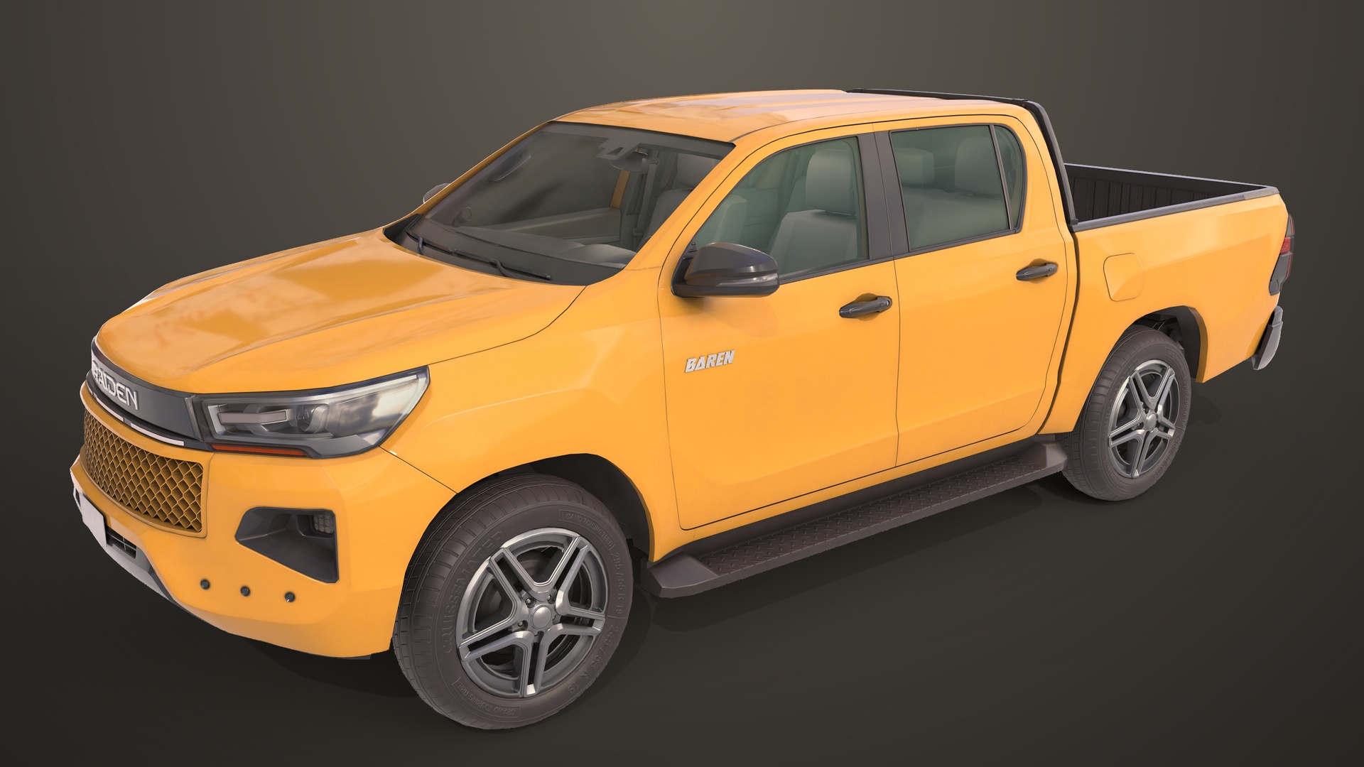 Media 1 for listing Generic Pickup Truck 04 Brown All PBR Unity UE Textures