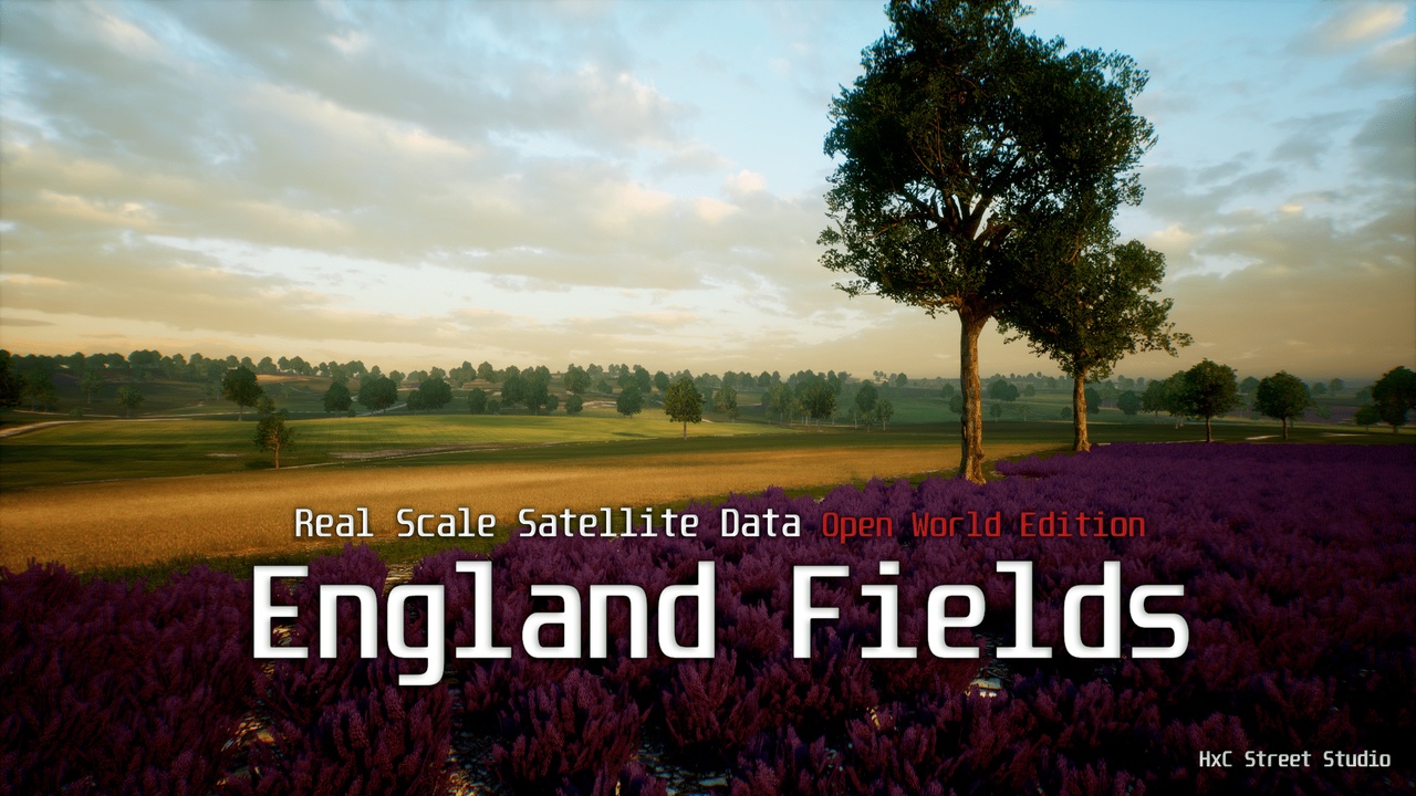 Landscape: England Fields - Real Scale Satellite Data ilanı için 1. medya