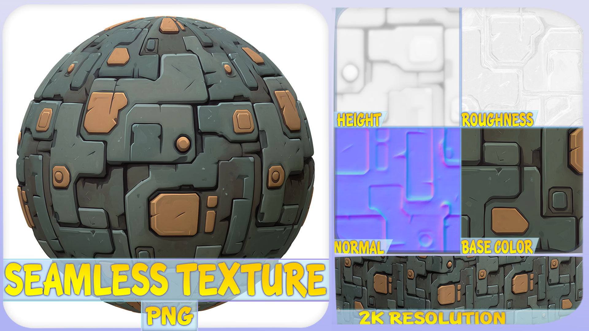 SciFi Seamless Texture | Fab