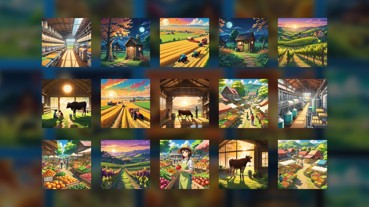 Media 1 for listing Farm 01 Stickers