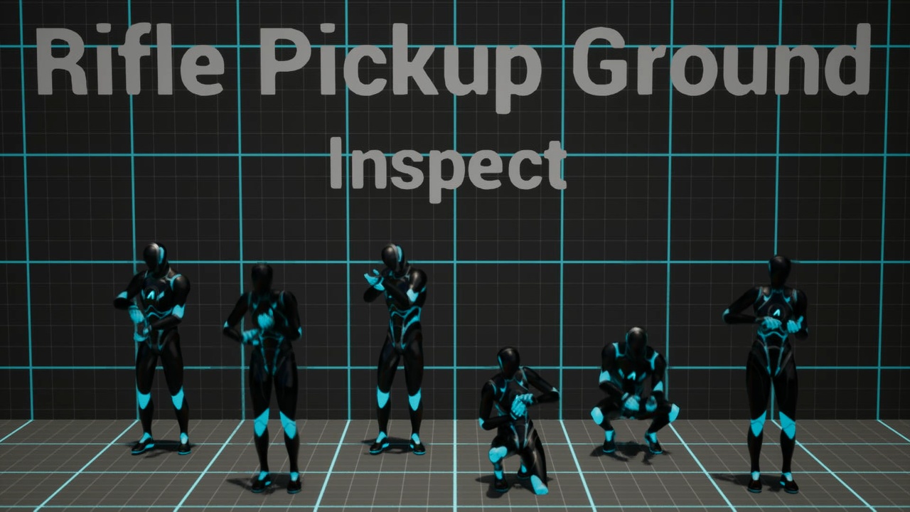 Media 1 for listing Rifle Actions Mocap Pack