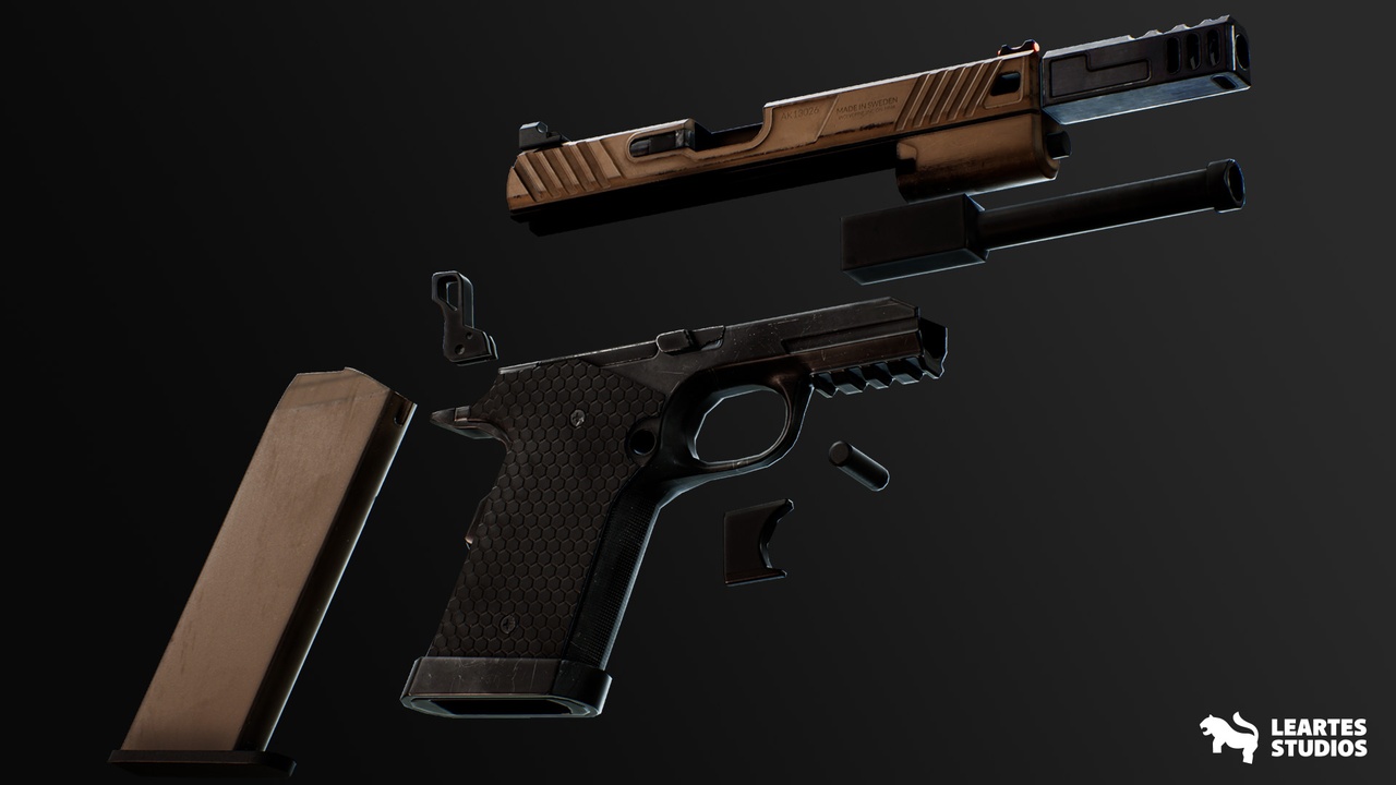 Media 1 for listing FPS 4K Custom Modern Handguns - VOL.3 (Custom Modern Shotguns Shotgun Weapon 3D)