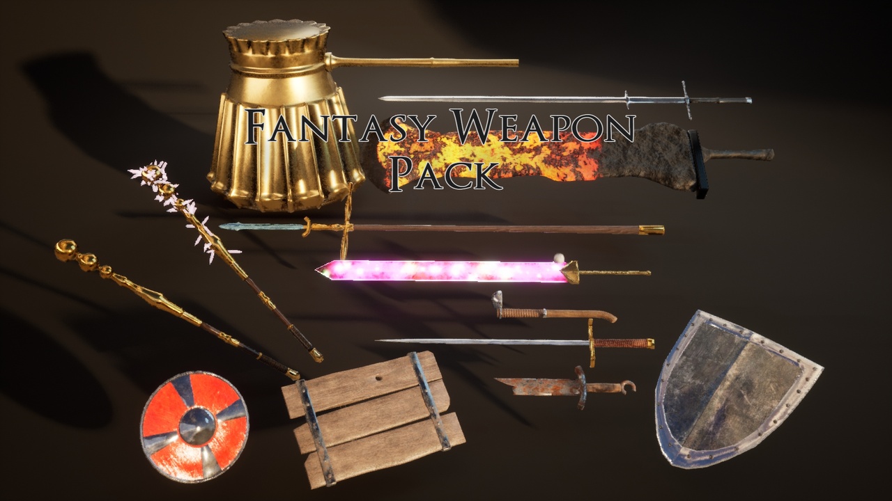 Media 1 for listing Fantasy Weapon Pack