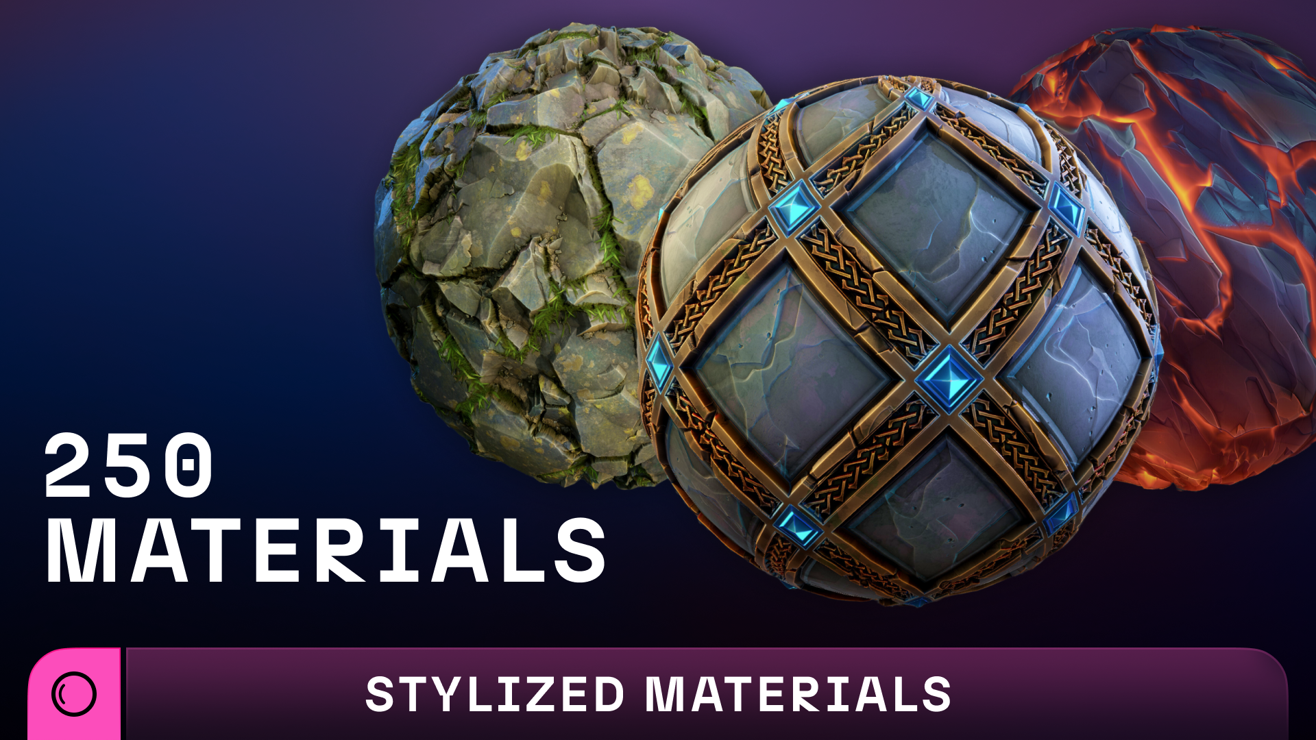 Stylized 250 Materials Bundle | Fab