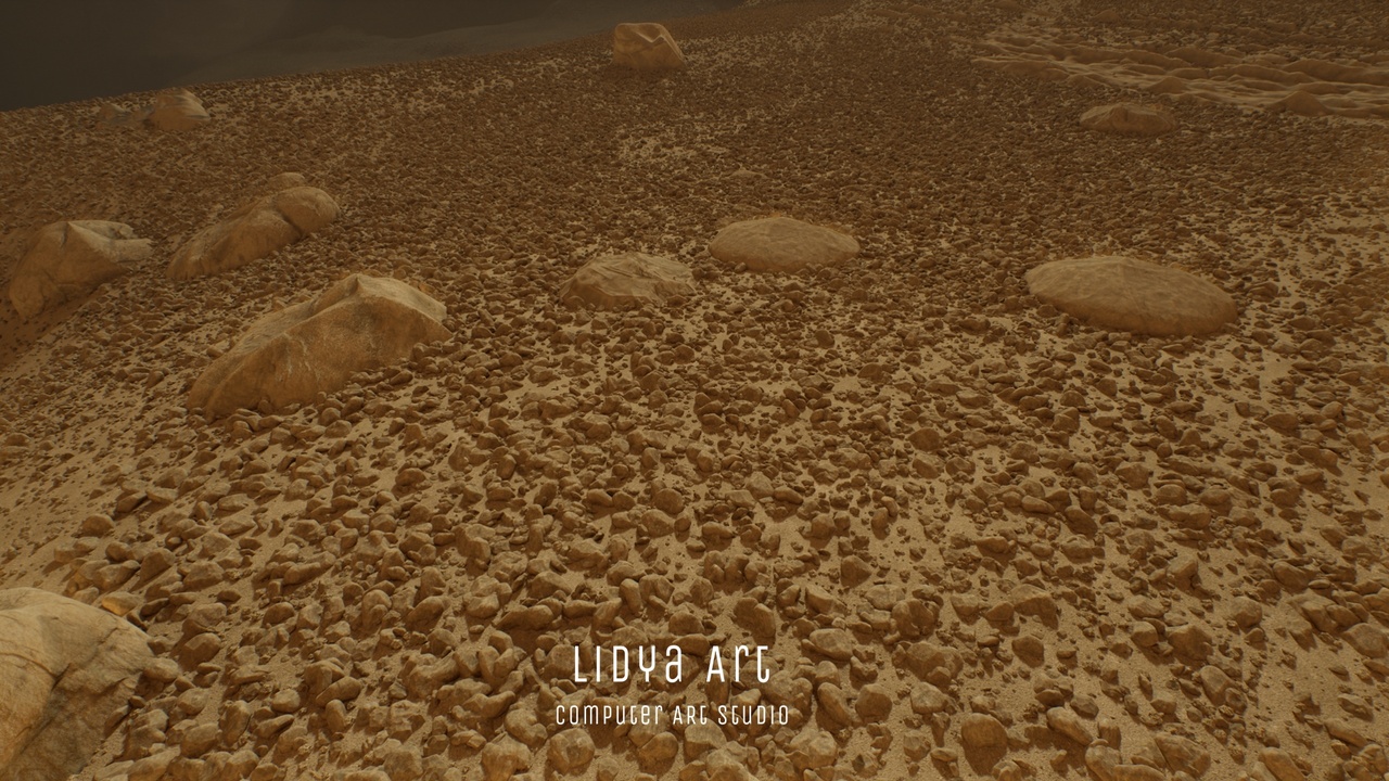Media 1 for listing Martian Stonefield (Props-Material Pack)