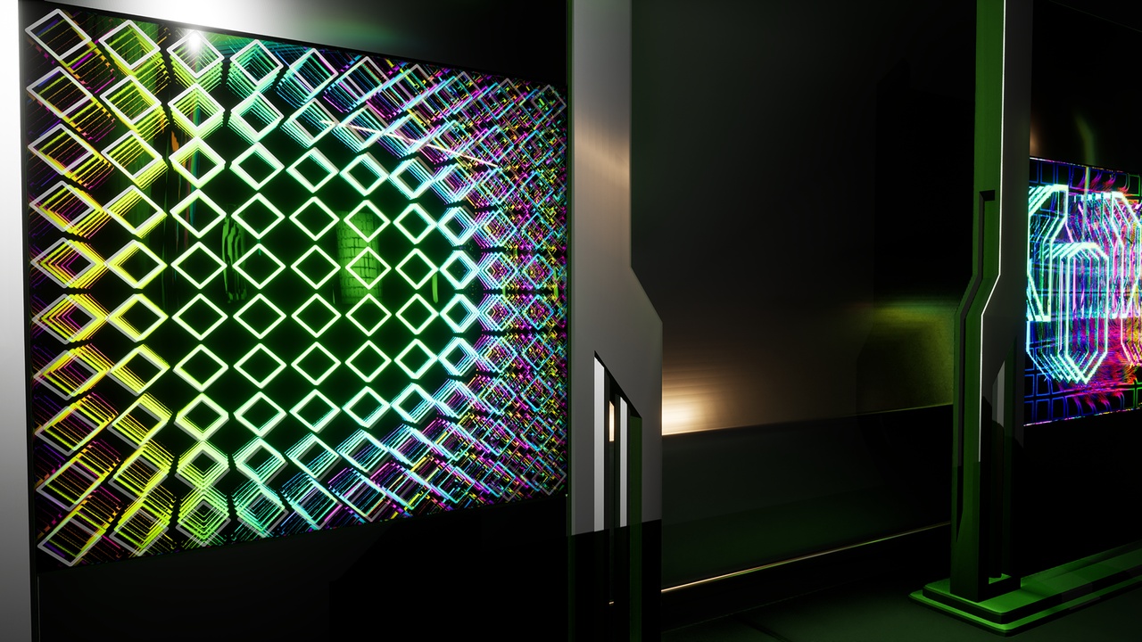Media 1 for listing Advanced Parallax Holograms Pack - Optimized Cyberpunk Materials Volume 1
