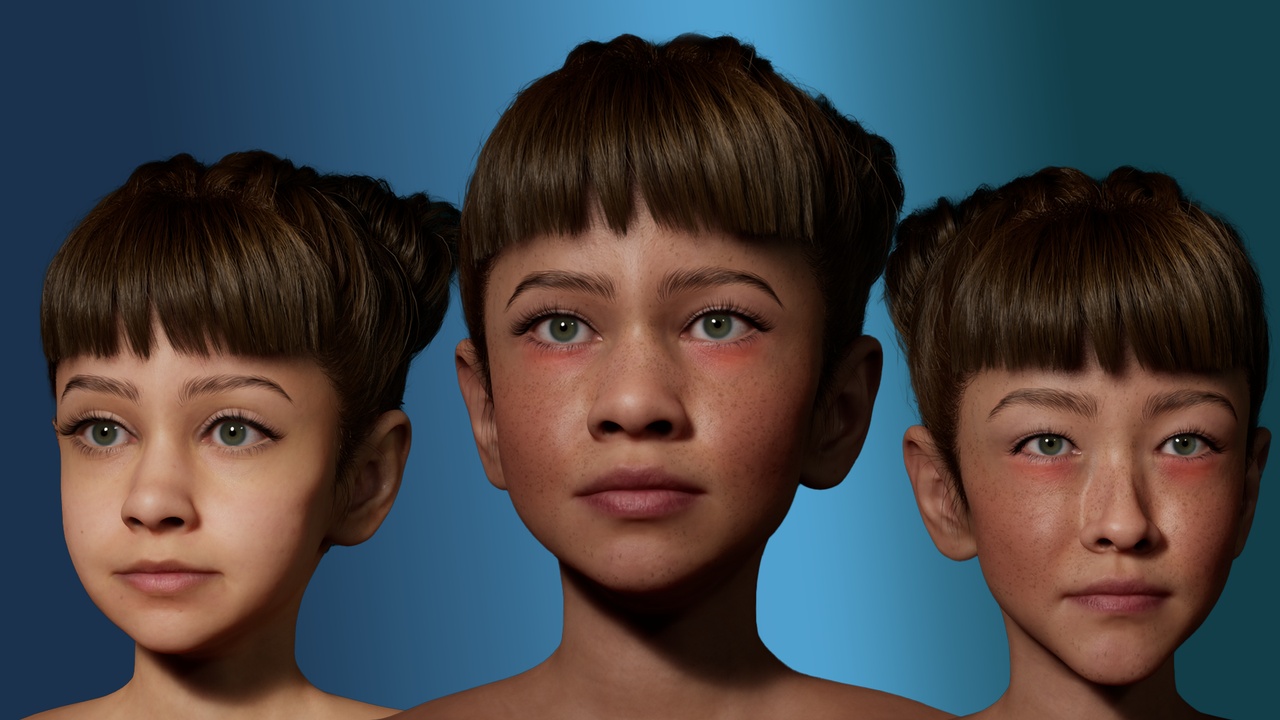 Media 1 for listing Grace : Little Girl - Editable Metahuman Character