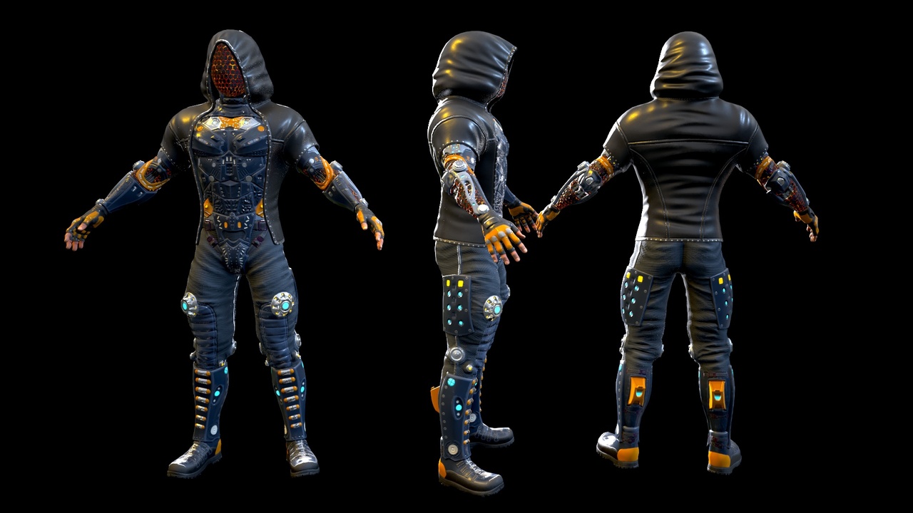 Media 1 for listing Sci-fi Character 2 low-poly