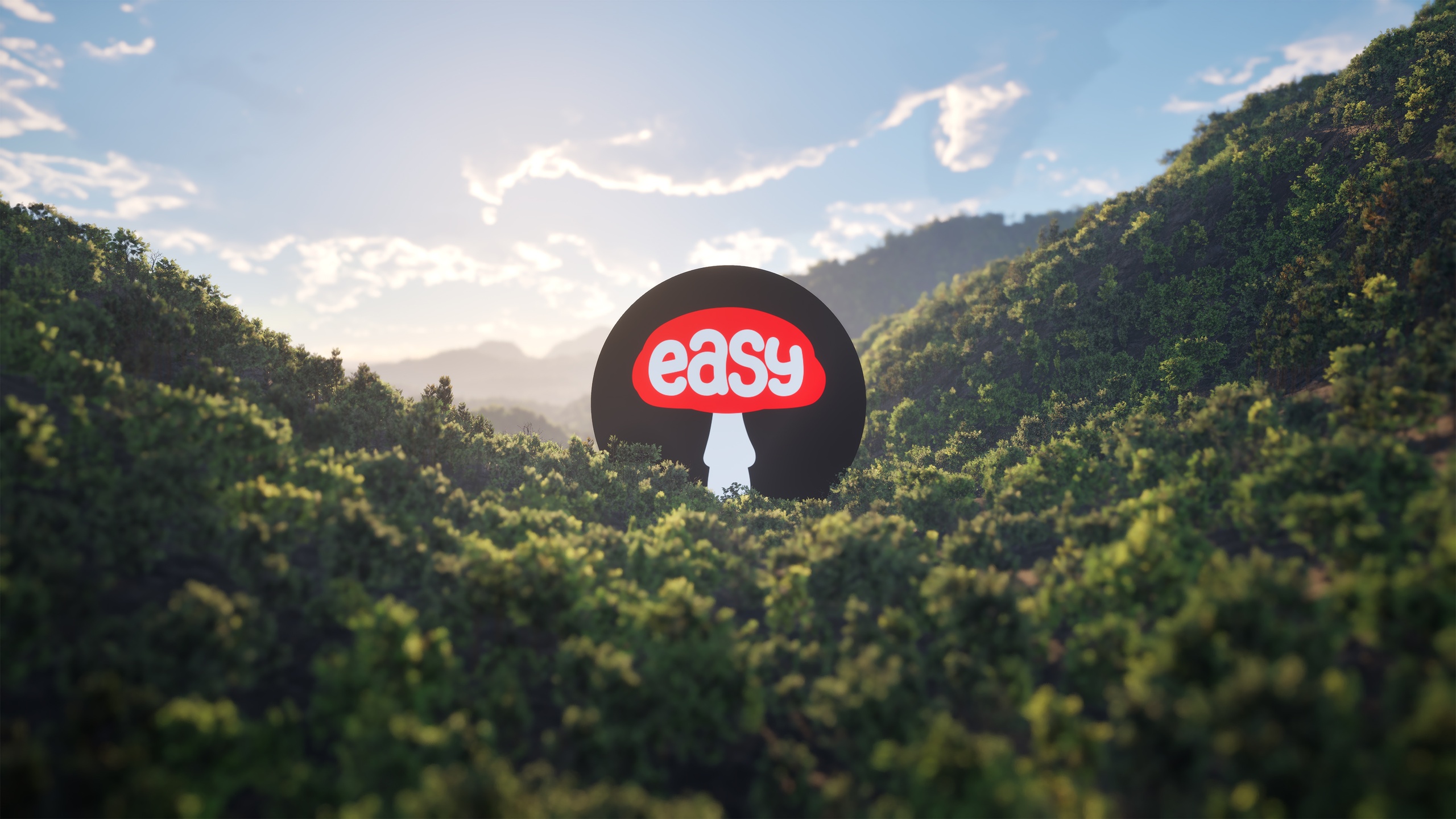 Media 1 for listing Distant Mountains & Smooth Hills - Background Landscape