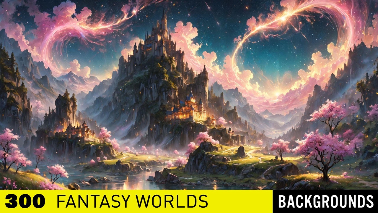 商品 Fantasy Worlds and Beautiful Scenic Landscapes | Epic Worlds Collection 的媒体 1