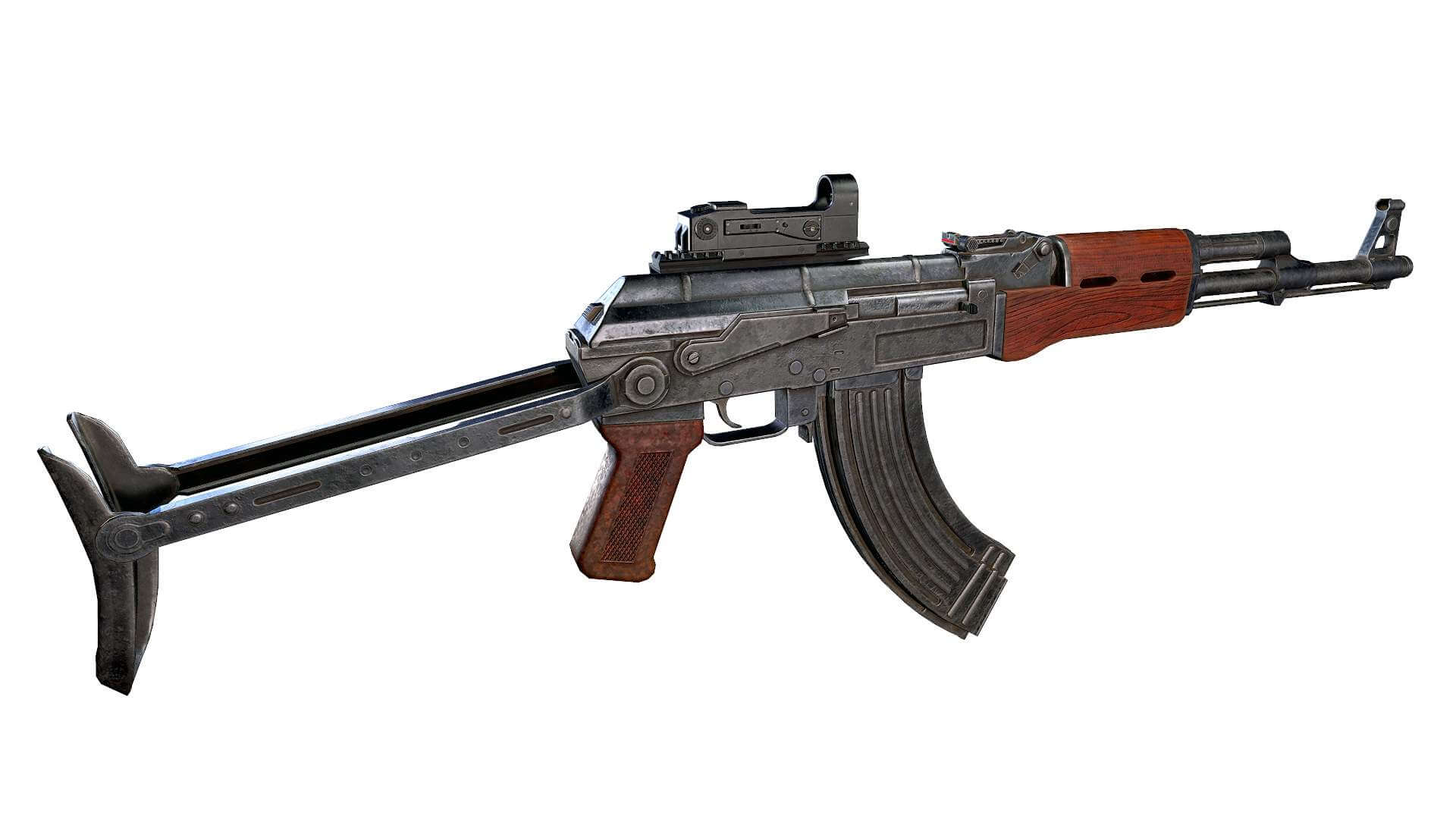 AK-47 Folding Stock 3D Model | Fab