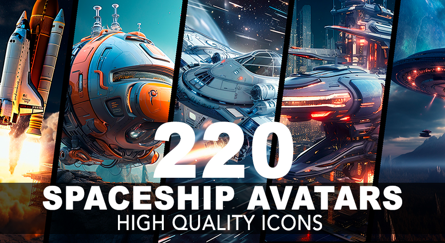 220 Spaceships BIG PACK | Fab