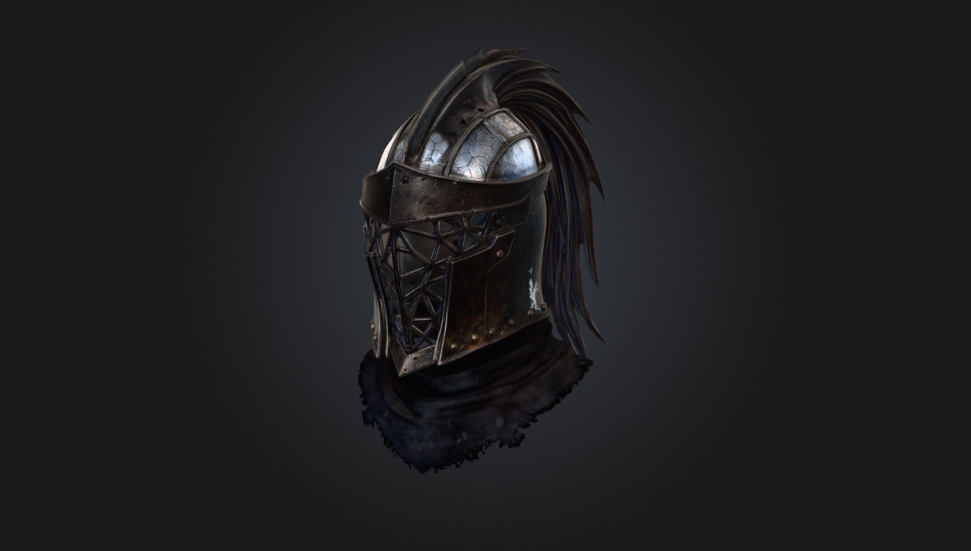 Media 1 for listing Frostguard Helm – Armored Knight Helmet
