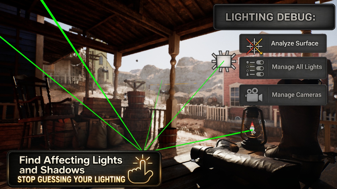 Media 1 for listing Lighting Debug: Find Affecting Lights and Shadows