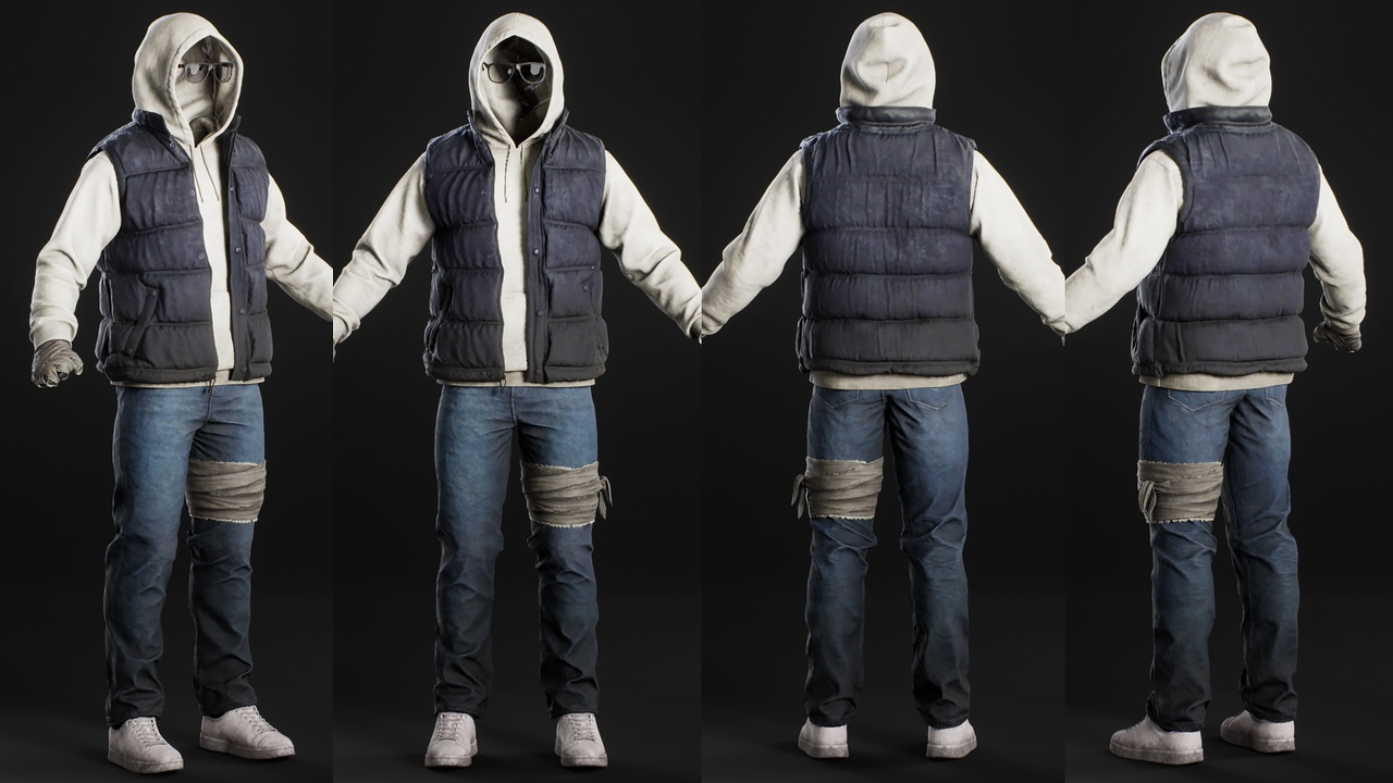 Media 1 for listing Survival Outfit 11 - Metahuman