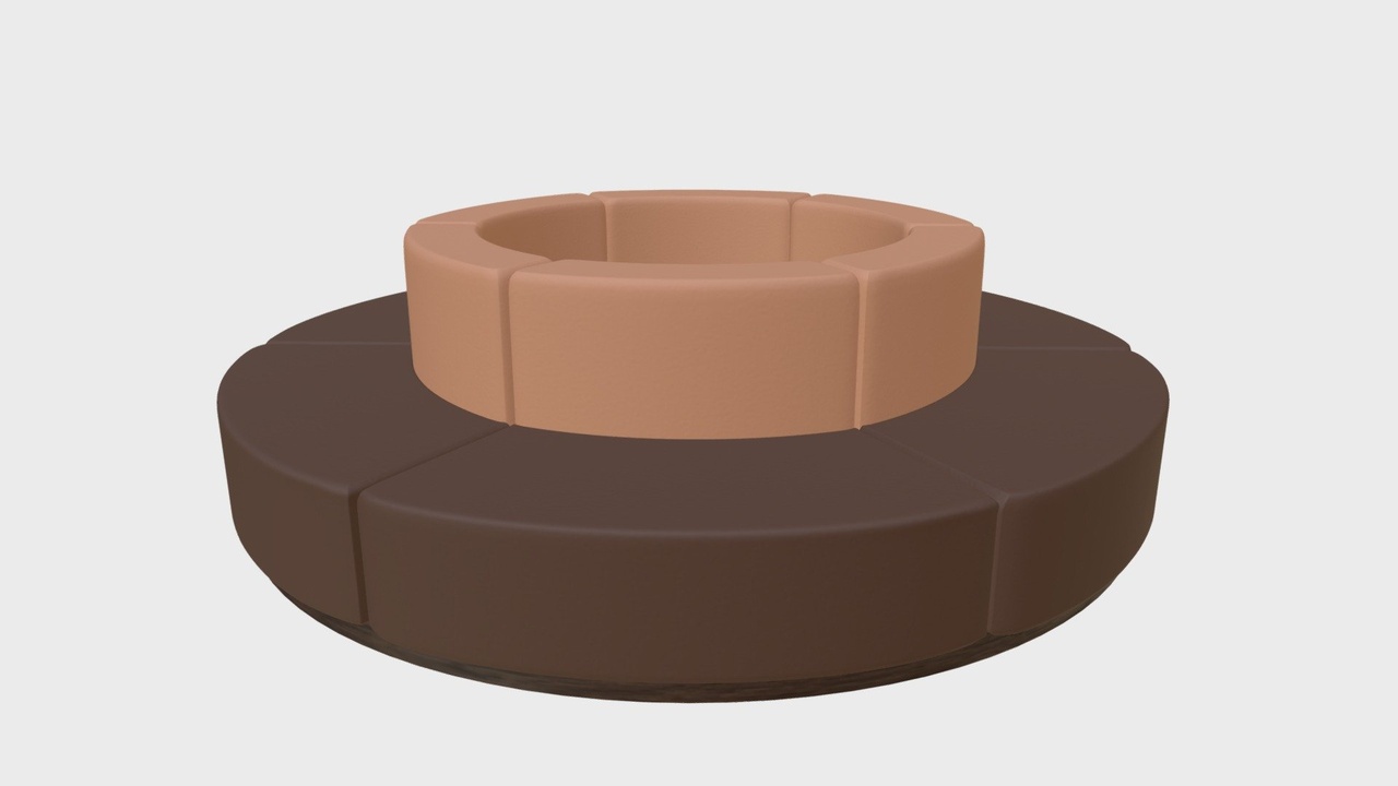 Media 1 for listing Circular lobby couch