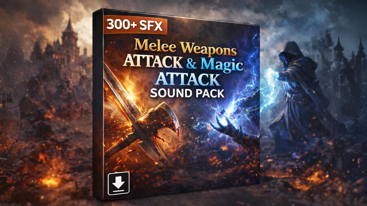 Media 1 for listing Melee Weapons Attack & Magic Attack Sound Pack